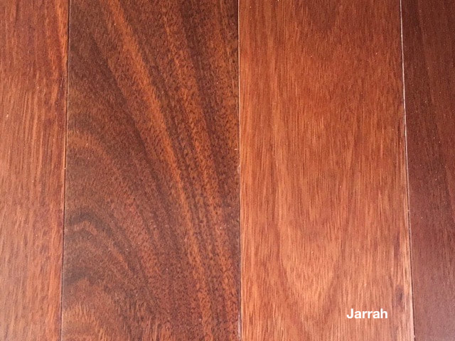 Photo: Jarrah flooring grain. ©